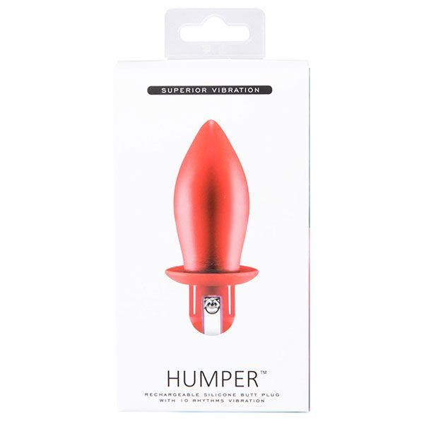 Красный конусообразный анальный вибратор HUMPER 3.5INCH VIBRATOR - 8 см., NMC Красный конусообразный анальный вибратор HUMPER 3.5INCH VIBRATOR - 8 см., NMC