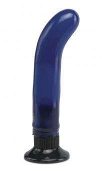 Синий водонепроницаемый вибростимулятор Waterproof G-Spot Wallbanger - 24,1 см., Pipedream