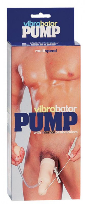 Мощная розовая вибропомпа VIBROBATOR PUMP, Seven Creations