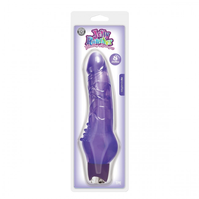 Фиолетовый вибратор Jelly Rancher 8 Vibrating Massager - 23,4 см., NS Novelties Фиолетовый вибратор Jelly Rancher 8 Vibrating Massager - 23,4 см., NS Novelties