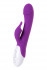 Фиолетовый вибратор LOVEMOMENT с подогревом - 21,5 см., LoveMoment