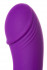 Фиолетовый вибратор LOVEMOMENT с подогревом - 21,5 см., LoveMoment