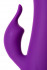 Фиолетовый вибратор LOVEMOMENT с подогревом - 21,5 см., LoveMoment