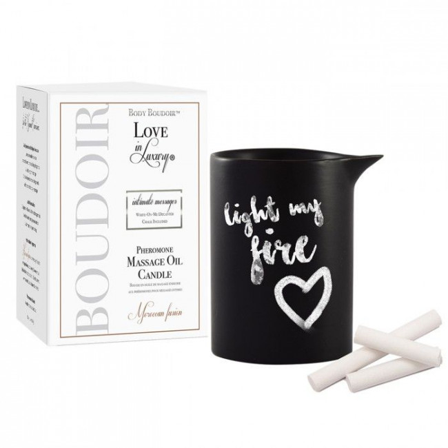 Массажная свеча с феромонами Love In Luxury Seduced Pheromone Soy Massage Candle Moroccan Fusion - 154 мл., Love in Luxury Массажная свеча с феромонами Love In Luxury Seduced Pheromone Soy Massage Candle Moroccan Fusion - 154 мл., Love in Luxury