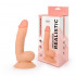 Реалистичный фаллоимитатор Erowoman телесного цвета на присоске, Bior toys
