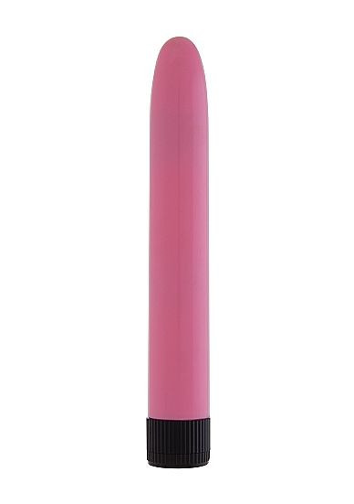 Розовый вибратор Super Vibe - 17,5 см., Shots Media BV