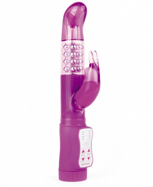 Фиолетовый перезаряжаемый вибратор Rechargeable Rabbit - 22 см., Shots Media BV