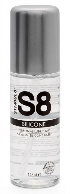 Лубрикант на силиконовой основе S8 Premium Silicone - 125 мл., Stimul8 Лубрикант на силиконовой основе S8 Premium Silicone - 125 мл., Stimul8