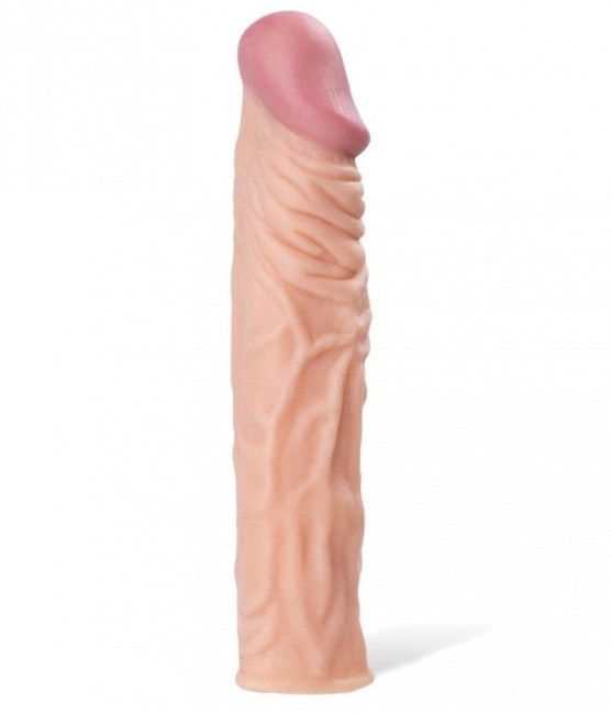 Насадка с ярко выраженной головкой и рельефным стволом - 19 см., A-toys Насадка с ярко выраженной головкой и рельефным стволом - 19 см., A-toys