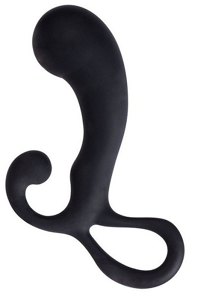 Чёрный анальный стимулятор с гладкой поверхностью SMOOTH INTRUDER, Dream Toys