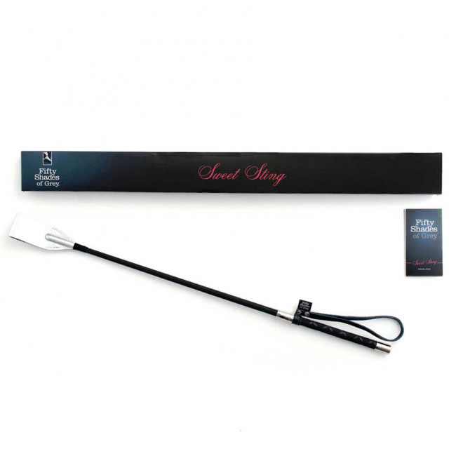 Серебристый стек Riding Crop - 59 см., Fifty Shades of Grey Серебристый стек Riding Crop - 59 см., Fifty Shades of Grey