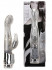 Вибратор с блёстками и клиторальным стимулятором WATERPROOF ROTATING G-SPOT RABBIT - 17,5 см., Seven Creations