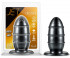 Черная анальная пробка Fuc Plug - 20,9 см. Черная анальная пробка Fuc Plug - 20,9 см.