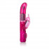 Розовый вибромассажер Advanced G Jack Rabbit  с клиторальным зайчиком - 18 см., California Exotic Novelties