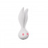 Белый вибромассажёр с ушками Go-Go Rabbit - 13,5 см., NS Novelties