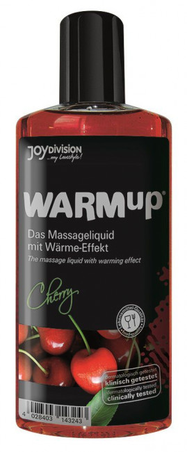 Разогревающее масло WARMup Cherry - 150 мл., Joy Division