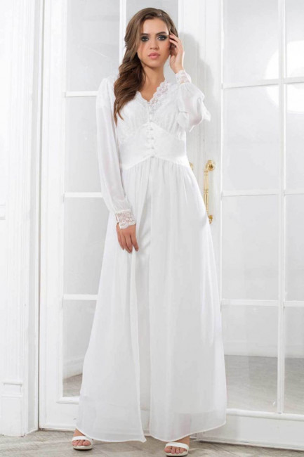 Длинный пеньюар Lady in white Длинный пеньюар Lady in white