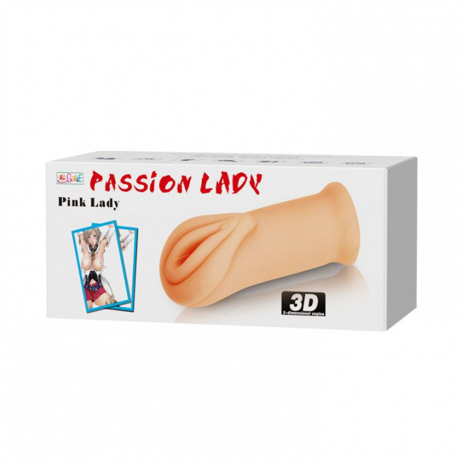 Мастурбатор-вагина Pink Lady 3D без вибрации, Baile Мастурбатор-вагина Pink Lady 3D без вибрации, Baile