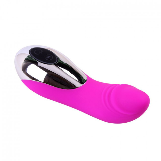 Компактный вибратор обтекаемой формы Aquarius Dildos - 14,3 см., Chisa