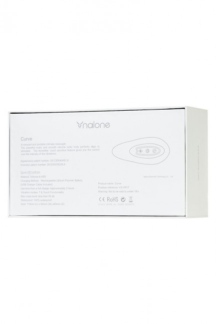 Розовый вибромассажер Nalone Curve, Nalone