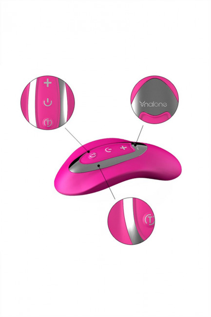 Розовый вибромассажер Nalone Curve, Nalone