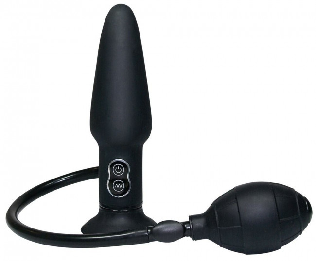 Анальный вибратор с функцией расширения True Black - 17 см., Orion Анальный вибратор с функцией расширения True Black - 17 см., Orion