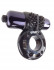 Чёрное эрекционное кольцо Vibrating Super Ring, Pipedream