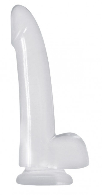 Прозрачный фаллоимитатор на присоске Jelly Rancher 5 Smooth Rider Dong - 15 см., NS Novelties Прозрачный фаллоимитатор на присоске Jelly Rancher 5 Smooth Rider Dong - 15 см., NS Novelties