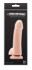 Телесный гладкий фаллоимитатор на присоске с мошонкой Smooth 4 Inch Dildo - 14,6 см., NS Novelties