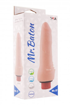 Вибратор Mr.Baton Soft №17 - 16,5 см., ToyFa