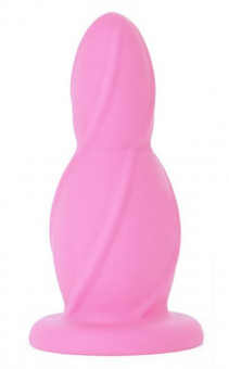 Розовая анальная втулка Medium Buttplug среднего размера - 11,4 см., Shots Media BV