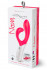 Розовый вибромассажёр с клиторальным отростком We Vibe Nova Pink - 21,5 см., We-vibe