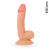 Телесный реалистичный фаллоимитатор Erowoman, Bior toys