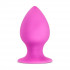 Розовая анальная пробка Luxe Rump Rimmer Medium - 9,5 см., Blush Novelties
