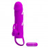 Лиловая вибронасадка на пенис с подхватом мошонки, Baile Лиловая вибронасадка на пенис с подхватом мошонки, Baile