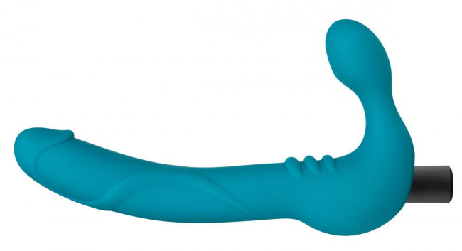 Бирюзовый безремневой страпон Luna Strapless Silicone Dildo - 22,86 см. Бирюзовый безремневой страпон Luna Strapless Silicone Dildo - 22,86 см.