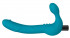Бирюзовый безремневой страпон Luna Strapless Silicone Dildo - 22,86 см. Бирюзовый безремневой страпон Luna Strapless Silicone Dildo - 22,86 см.