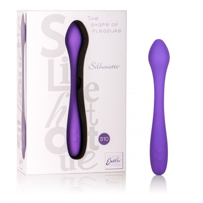 Фиолетовый перезаряжаемый вибратор Silhouette S10 - 16,5 см., California Exotic Novelties Фиолетовый перезаряжаемый вибратор Silhouette S10 - 16,5 см., California Exotic Novelties