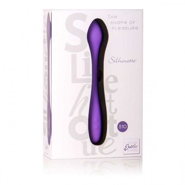 Фиолетовый перезаряжаемый вибратор Silhouette S10 - 16,5 см., California Exotic Novelties Фиолетовый перезаряжаемый вибратор Silhouette S10 - 16,5 см., California Exotic Novelties