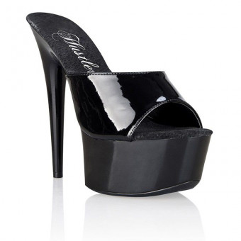 Черные классические сабо Black Dance, Hustler Shoes