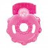 Розовое эрекционное виброкольцо VIBRATING COCK RING OUT OF MIND, Toyz4lovers