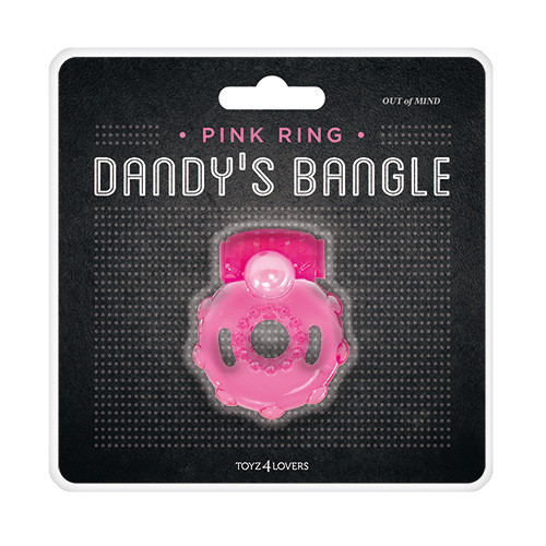 Розовое эрекционное виброкольцо VIBRATING COCK RING OUT OF MIND, Toyz4lovers