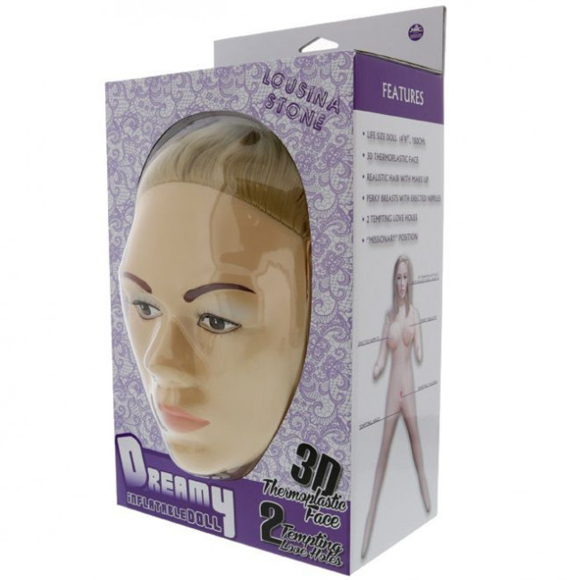 Надувная секс-кукла с реалистичным личиком LOUSINA STONE DOLL, NMC Надувная секс-кукла с реалистичным личиком LOUSINA STONE DOLL, NMC