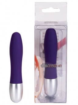 Фиолетовый вибратор Discretion Probe - 11 см., Seven Creations