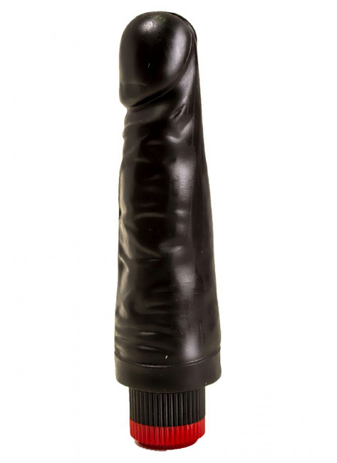 Вибратор-реалистик LOVETOY черного цвета - 17,5 см., LOVETOY (А-Полимер) Вибратор-реалистик LOVETOY черного цвета - 17,5 см., LOVETOY (А-Полимер)