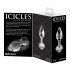 Анальная пробка из стекла Icicles No. 44 - 8,3 см., Pipedream