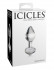 Анальная пробка из стекла Icicles No. 44 - 8,3 см., Pipedream