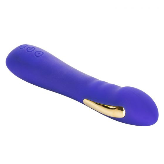 Фиолетовый вибратор с электростимуляцией Intimate E-Stimulator Petite Wand - 18,5 см. Фиолетовый вибратор с электростимуляцией Intimate E-Stimulator Petite Wand - 18,5 см.