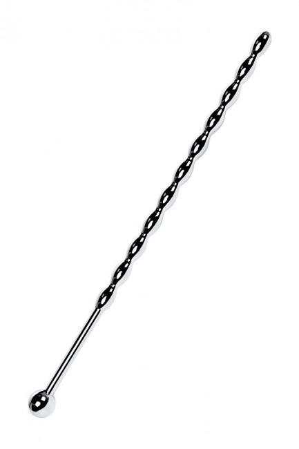 Серебристый длинный уретральный плаг-косичка TOYFA Metal - 15,7 см., ToyFa