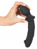 Черный двусторонний стимулятор Dildo & Plug - 22,8 см., Orion